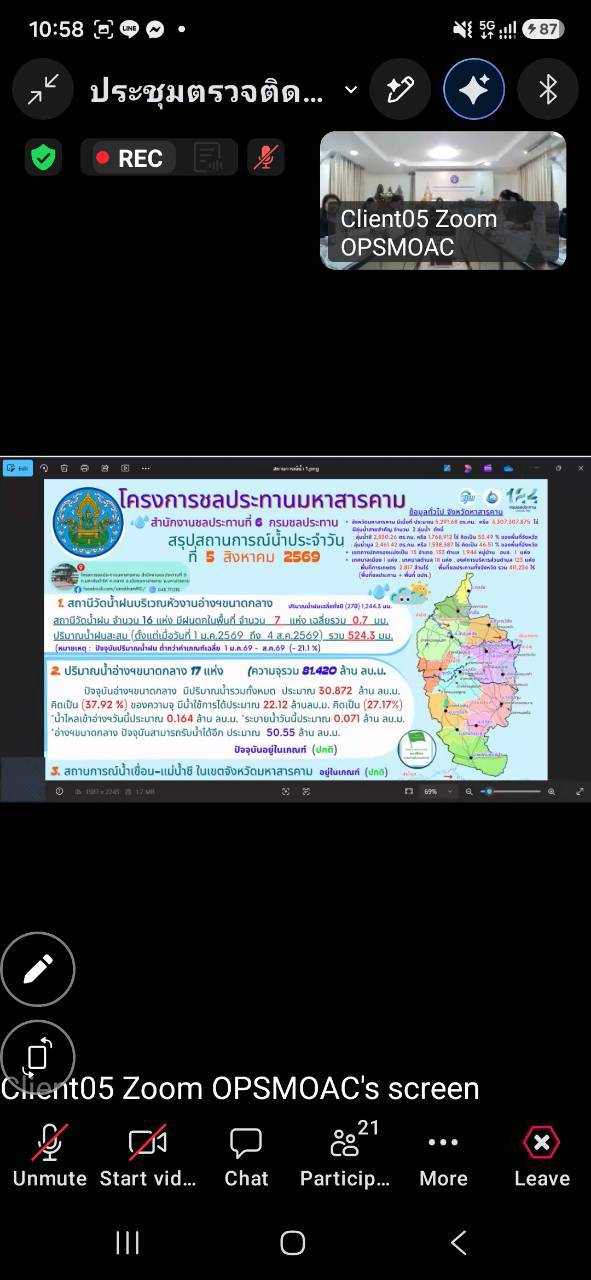 title - ผู้ตรวจราชการ ส.ป.ก. ร่วมประชุมตรวจติดตามการดำเนินงานตามแผนการตรวจราชการของผู้ตรวจราชการกระทรวงเกษตรและสหกรณ์ ประจำปีงบประมาณ พ.ศ. 2569 รอบที่ 2 เขตตรวจราชการที่ 12 จังหวัดมหาสารคาม